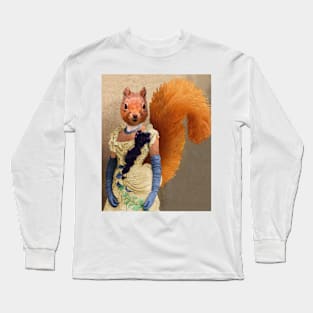 Lady of Squirrel in full color Long Sleeve T-Shirt